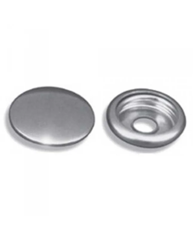 Seulement Aujourd'hui Boutons à pression A+B en inox - Lot de 1000