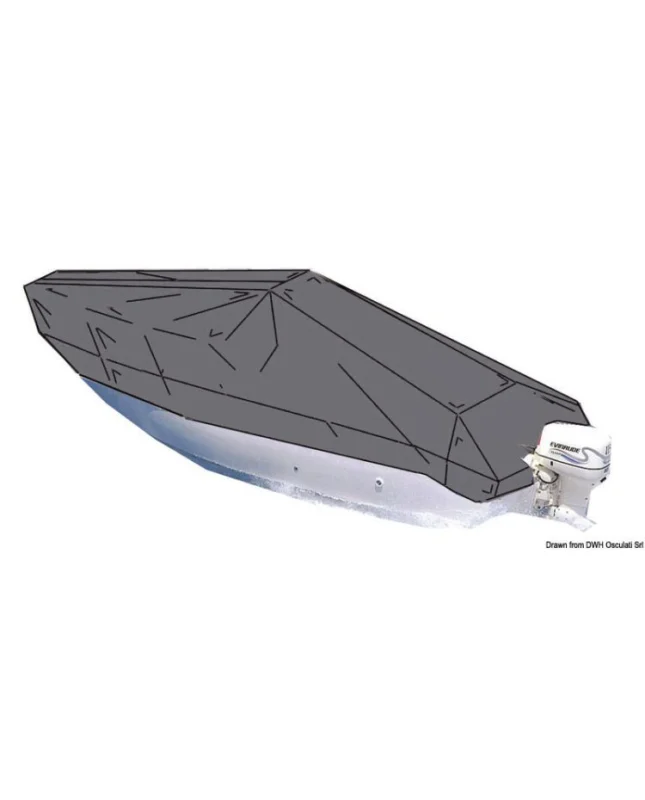 Bache pour bateau avec console centrale - 7.00 à 7.70 M Pas Cher