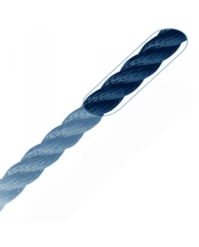 Bout amarrage Marlow en polyester bleu 12 mm - Bobine de 200 M Expédié Aujourd'hui