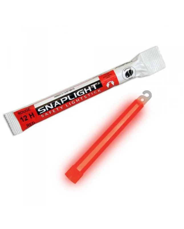 Promotion Cyalume baton lumineux Cyalume - rouge - 12 heures