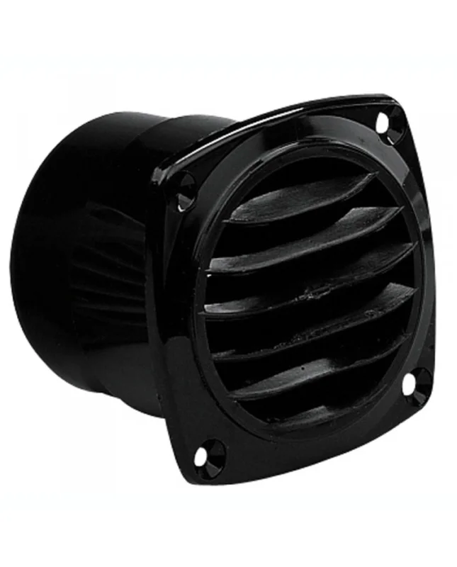 Dernier Modèle Pris air ABS noir avec collier 92 x 92 mm